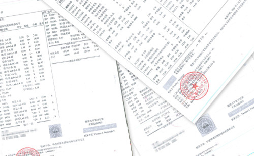 成績(jī)單翻譯